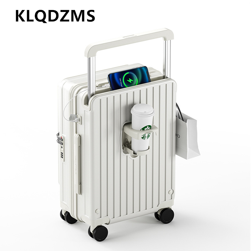 Mala de Carregamento KLQDZMS c - Front Opening Laptop Luggage 24 Inch avaliação e preço