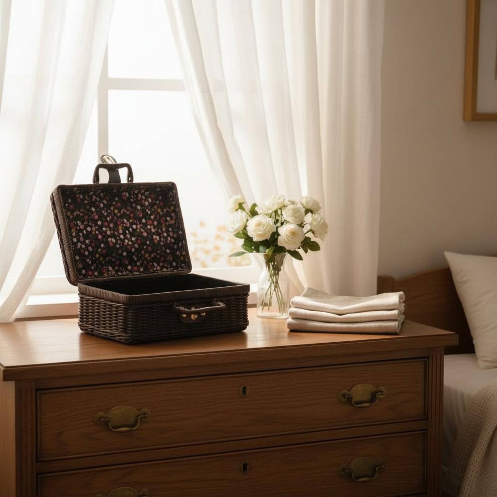 Mala de Design Vintage com Alç - Retro Vintage Trunk Suitcase avaliação e preço