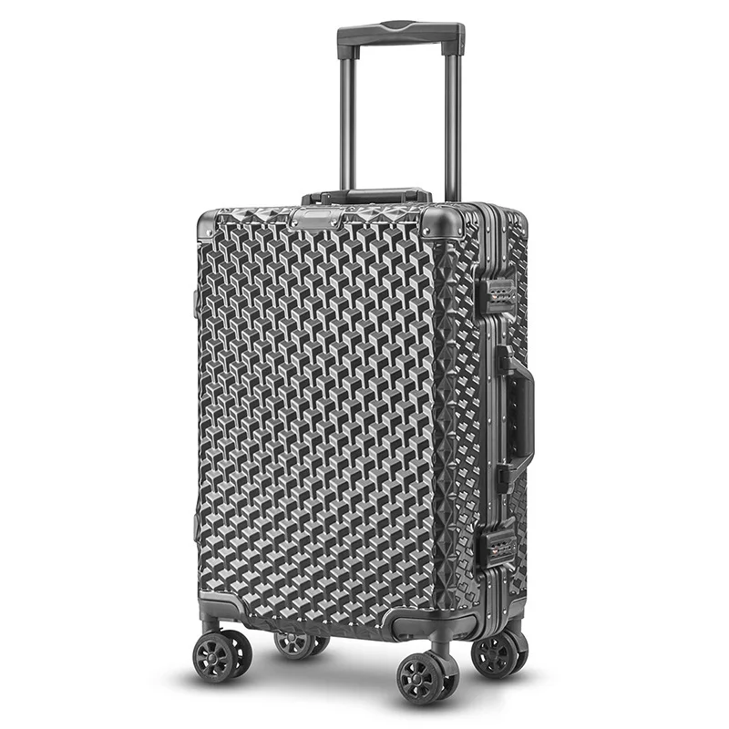 Nova mala de viagem, caixa de  - Aluminum Frame Carry On Luggage avaliação e preço