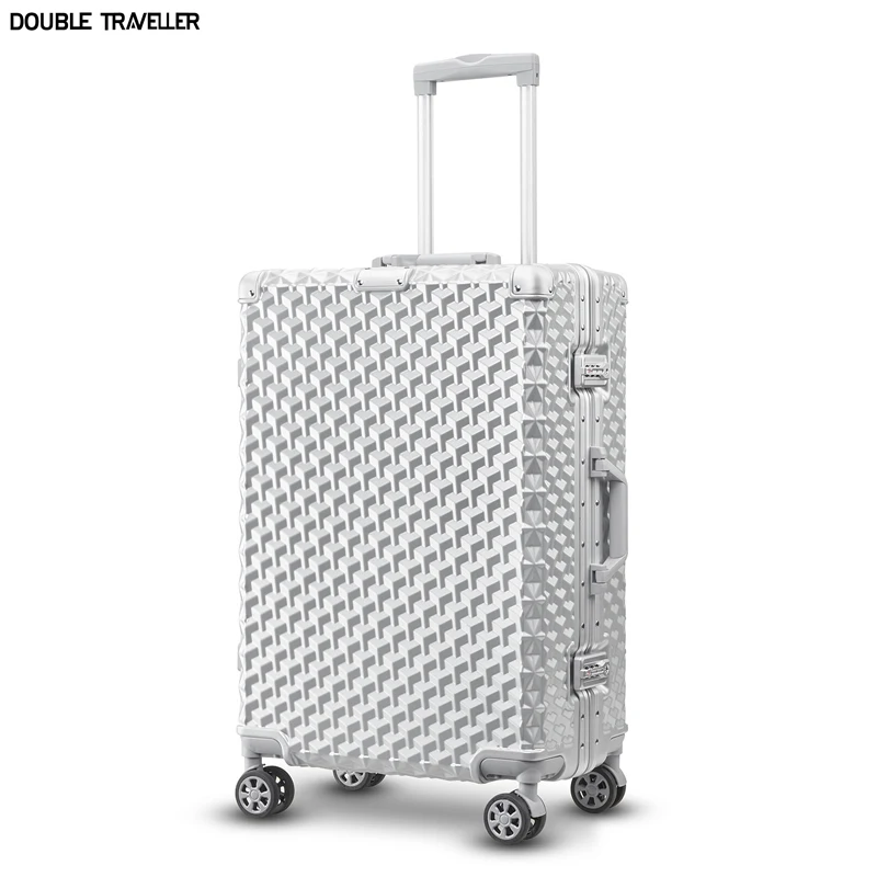 Nova mala de viagem, caixa de  - Aluminum Frame Carry On Luggage avaliação e preço