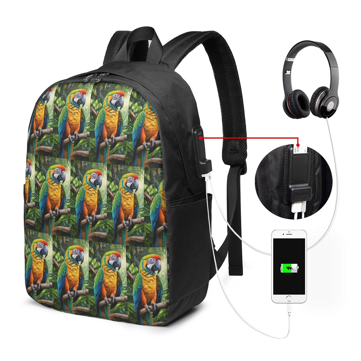 Mochila fofa para papagaios ma - Travel Bags avaliação e preço