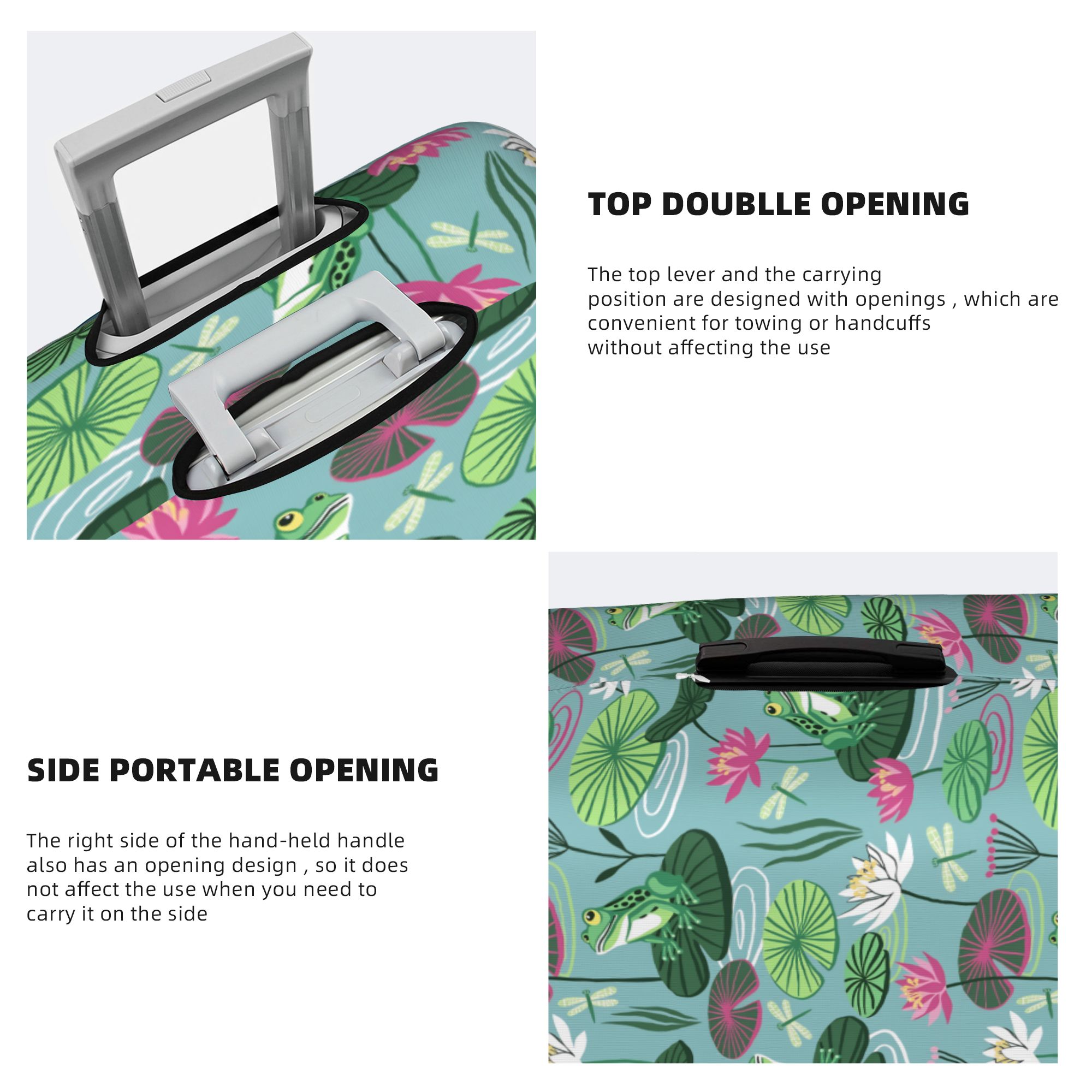 Capa protetora para bagagem de - Waterproof Suitcase Cover Protector avaliação e preço