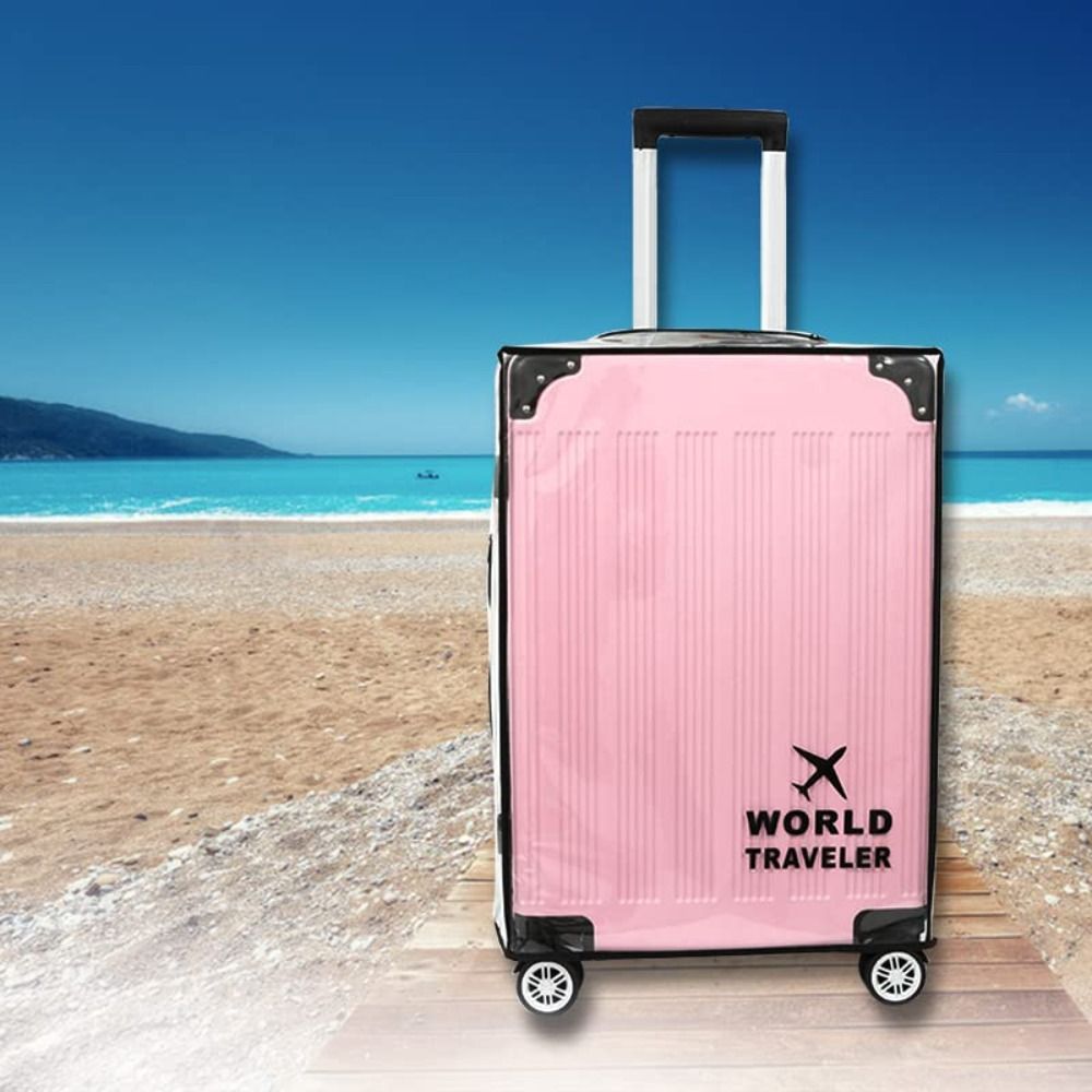 Capa de Bagagem Transparente e - Waterproof Suitcase Cover Protector avaliação e preço