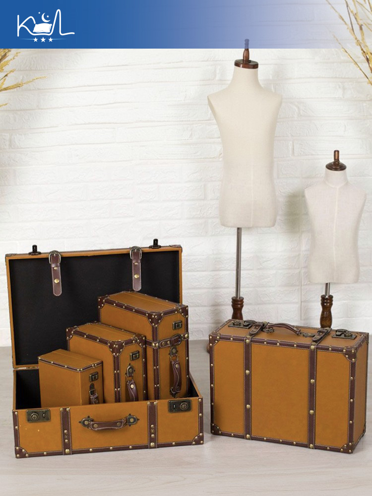 Caixa de Armazenamento Decorat - Retro Vintage Trunk Suitcase avaliação e preço