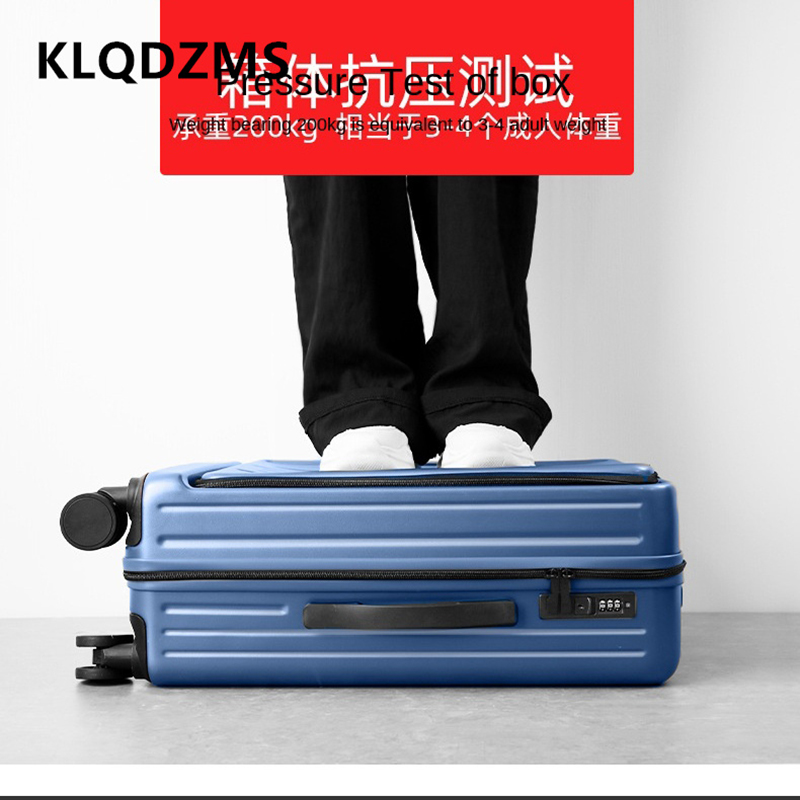 Mala de Viagem KLQDZMS 20 Pole - Front Opening Laptop Luggage 24 Inch avaliação e preço