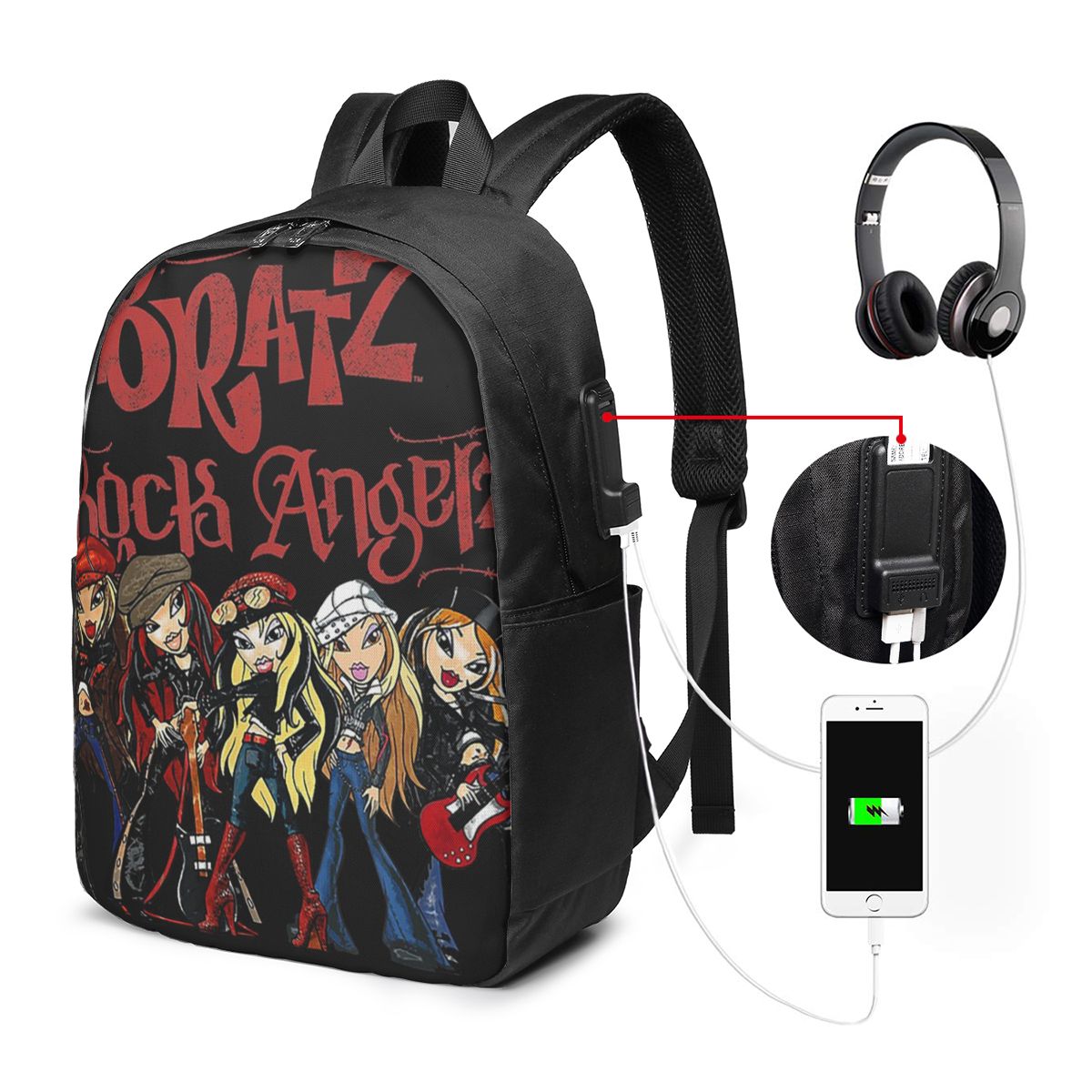 Mochila Bratz Rock Angelz Grou - Travel Bags avaliação e preço