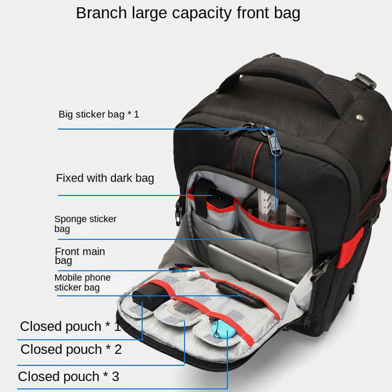 Mochila de Fotografia com Roda - Foldable Rolling Luggage Bag avaliação e preço