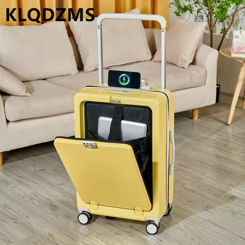 KLQDZMS Mala de Viagem de Alta - Front Opening Laptop Luggage 24 Inch avaliação e preço